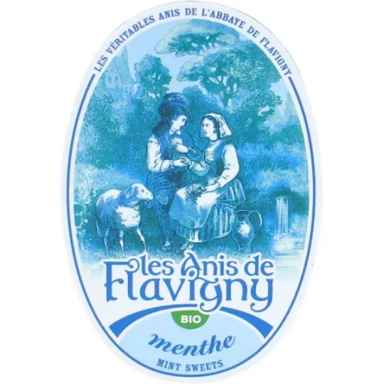Les Anis de Flavigny Bonbons Menthe Bio 50 g