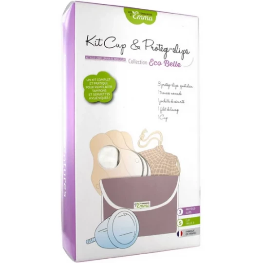 Les Tendances d'Emma Collection ÉcoBelle Kit Cup & Protège-Slips