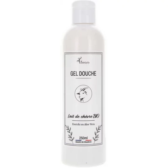 LHBEAUTY Gel Douche au Lait de Chèvre Bio 250 ml