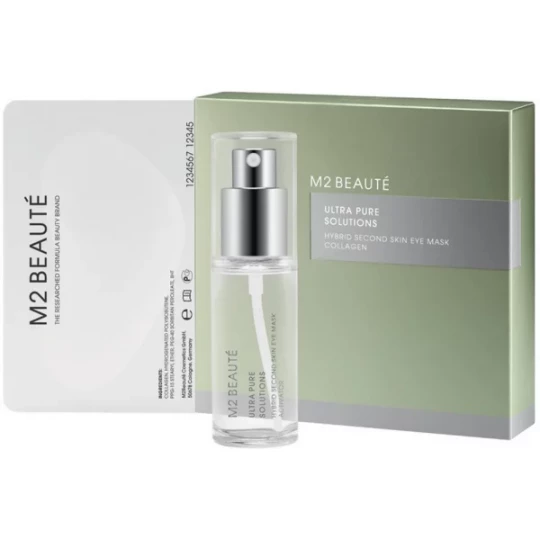 M2 BEAUTÉ Ultra Pure Solutions Hybrid Second Skin Eye Mask Collagen 30 ml