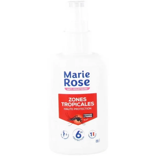 Marie Rose Anti-Moustiques Zones Tropicales Haute Protection 100 ml
