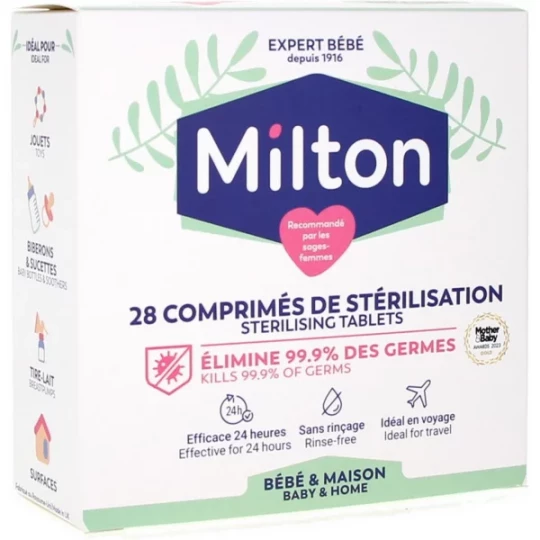 Milton Stérilisation Comprimés x 28