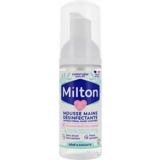 Milton Mousse Mains Désinfectante 50 ml