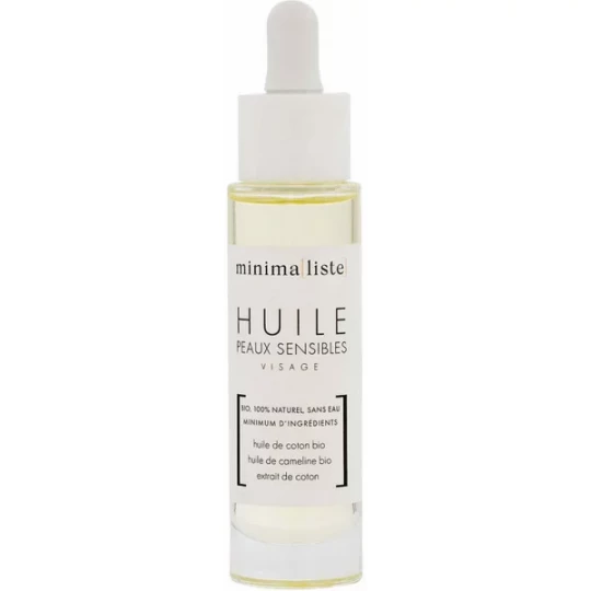 Minima[liste] Huile Visage Peaux Sensibles Bio 30 ml