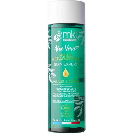 MKL Green Nature Aloe Vera Huile Réparatrice Bio 200 ml