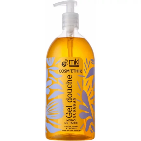 MKL Green Nature Cosm'Ethik Gel Douche Surgras Monoï de Tahiti 1 Litre