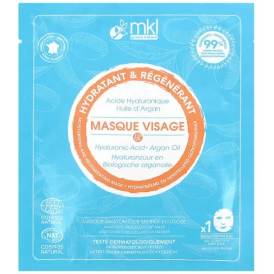 MKL Green Nature Masque Visage Hydratant & Régénérant