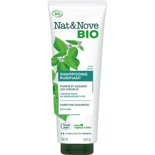 NatetNove Bio Shampoing Purifiant Ortie 250 ml