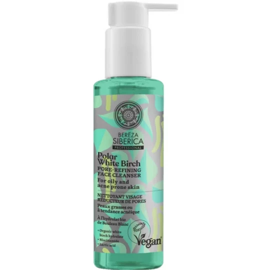 Natura Siberica Berëza Siberica Nettoyant Visage Réducteur de Pores 145 ml