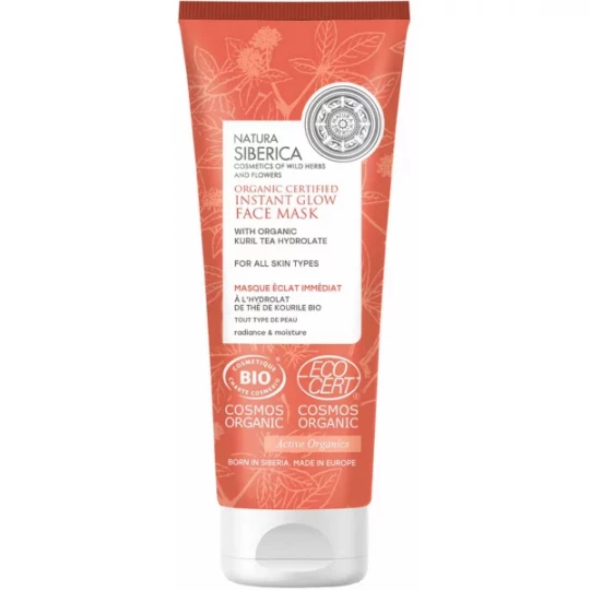 Natura Siberica Éclat et Hydratation Masque Éclat Immédiat Bio 75 ml