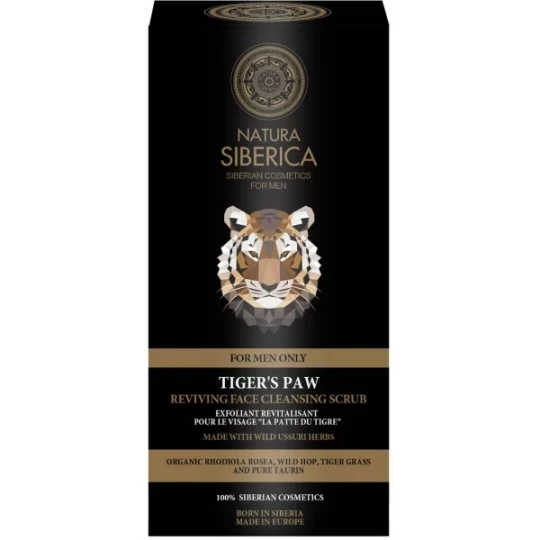 Natura Siberica Homme Exfoliant Revitalisant Visage La Patte du Tigre 150 ml