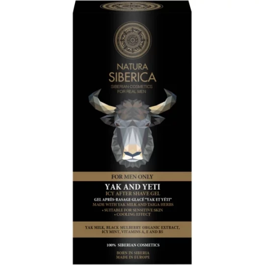 Natura Siberica Homme Gel Après-rasage Glacé Yak et Yéti 150 ml