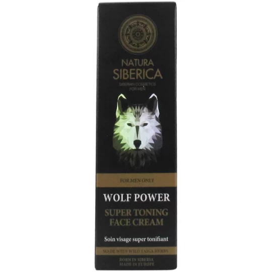 Natura Siberica Homme Soin Visage Super Tonifiant La Force du Loup 50 ml