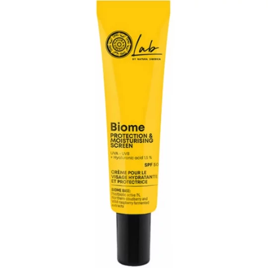 Natura Siberica Lab Biome Crème pour le Visage Hydratante et Protectrice SPF50 30 ml