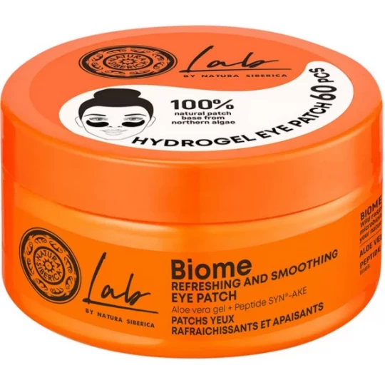 Natura Siberica Lab Biome Patchs Yeux Rafraîchissants et Apaisants Patchs x 60