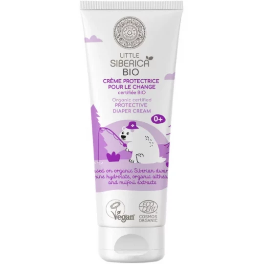 Natura Siberica Little Siberica Crème Protectrice pour le Change Bio 75 ml