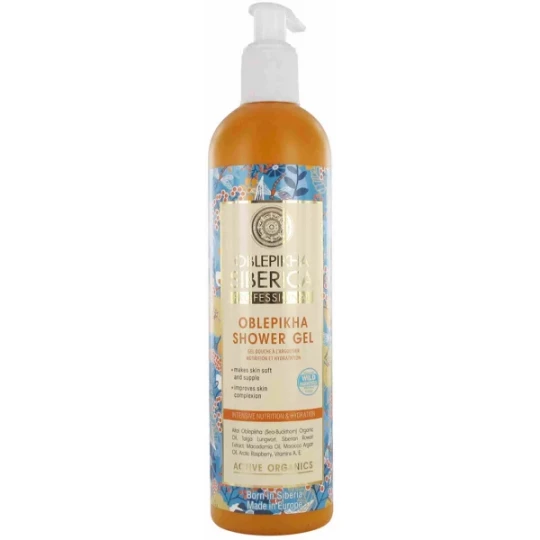 Natura Siberica Oblepikha Nutrition et Hydratation Gel Douche à l'Argousier 400 ml