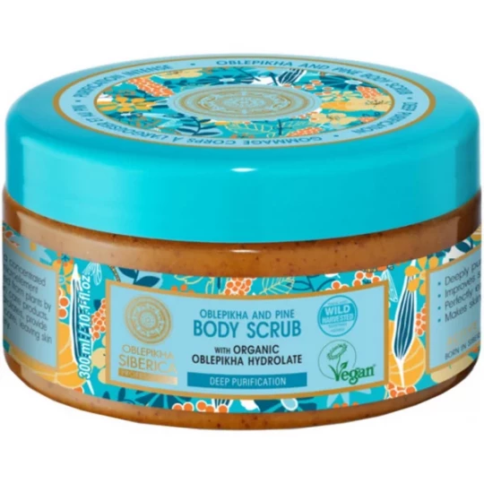 Natura Siberica Oblepikha Purification Intense Gommage Corps à l'Argousier et au Pin 300 ml
