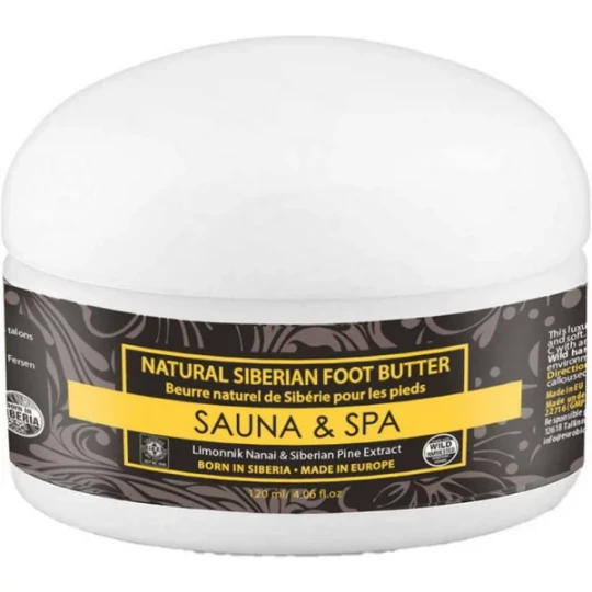 Natura Siberica Sauna et Spa Beurre Naturel de Sibérie pour les Pieds 120 ml