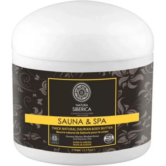 Natura Siberica Sauna et Spa Beurre Naturel Onctueux de Dahurie pour le Corps 370 ml