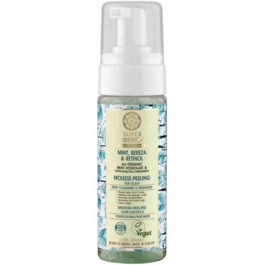 Natura Siberica Super Siberica Mousse-Peeling pour Cheveux Gras 170 ml