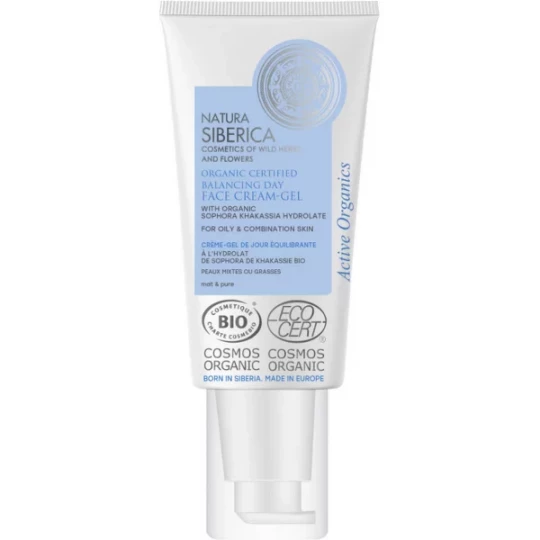 Natura Siberica Teint Mat et Pur Crème-Gel de Jour Équilibrante Bio 50 ml
