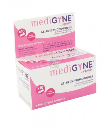 Saforelle MediGyne Gelules Probiotiques Voie Vaginale x 10