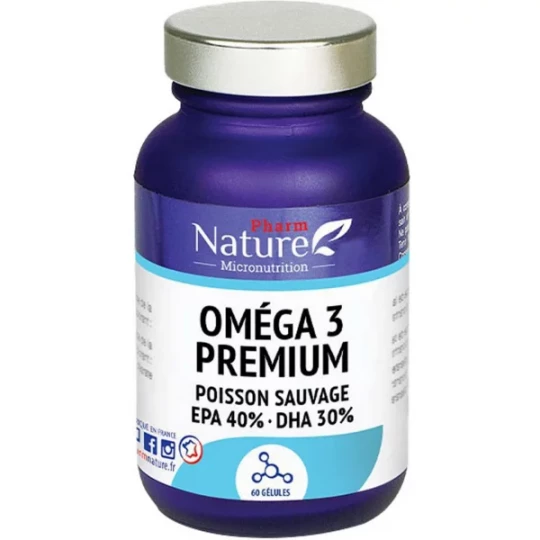 Nature Attitude Oméga 3 Premium Capsules x 60