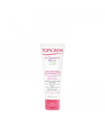 Topicrem Ultra Hydratante Crème Visage Légère 75 ml