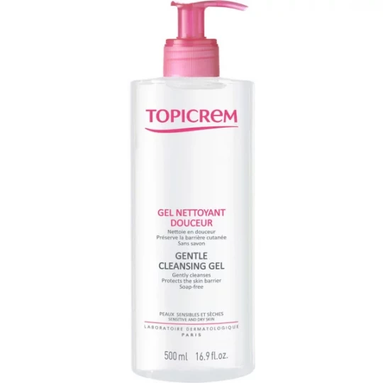 Topicrem Gel Nettoyant Douceur Corps et Cheveux 500 ml