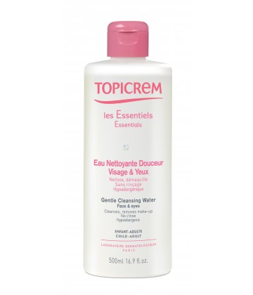 Topicrem Eau Nettoyante Douceur Visage et Yeux 500 ml