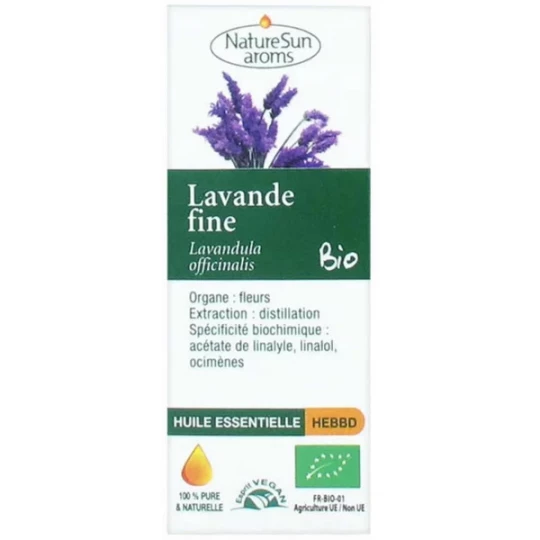 NatureSun Aroms Huile Essentielle Lavande Fine (Lavandula officinalis) Bio 10 ml