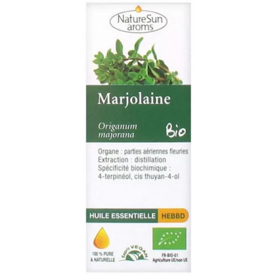 NatureSun Aroms Huile Essentielle Marjolaine (Origanum majorana) Bio 10 ml