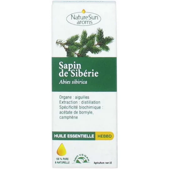 NatureSun Aroms Huile Essentielle Sapin de Sibérie (Abies sibirica) 10 ml