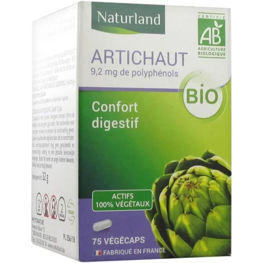 Naturland Artichaut Bio Végécaps x 75