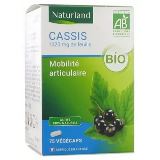 Naturland Cassis Bio Végécaps x 75