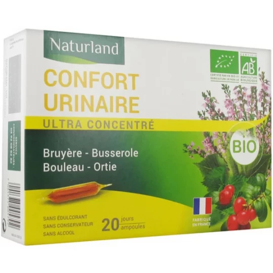 Naturland Confort Urinaire Bio Ampoules 10 ml x 20