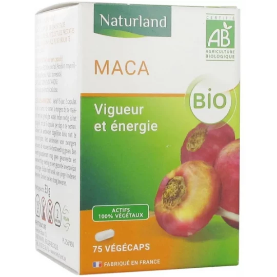 Naturland Maca Bio Végécaps x 75
