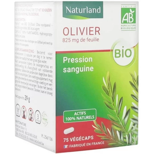 Naturland Olivier Bio Végécaps x 75