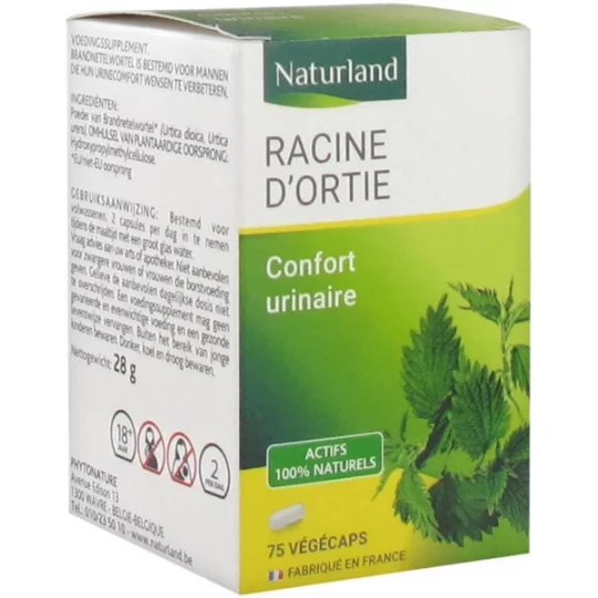 Naturland Racine d'Ortie Végécaps x 75