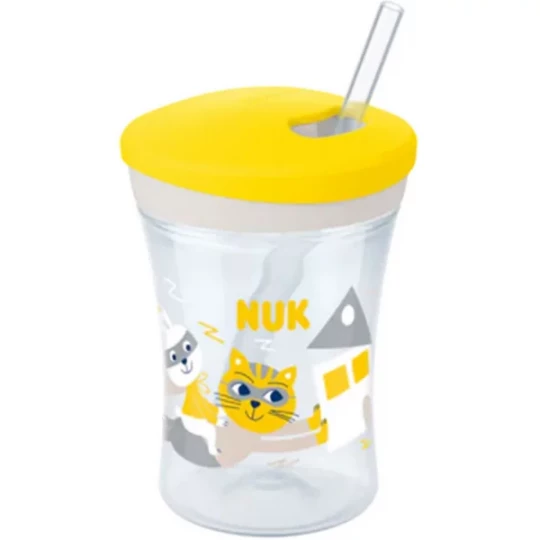 NUK Action Cup 12 Mois et + Jaune 230 ml