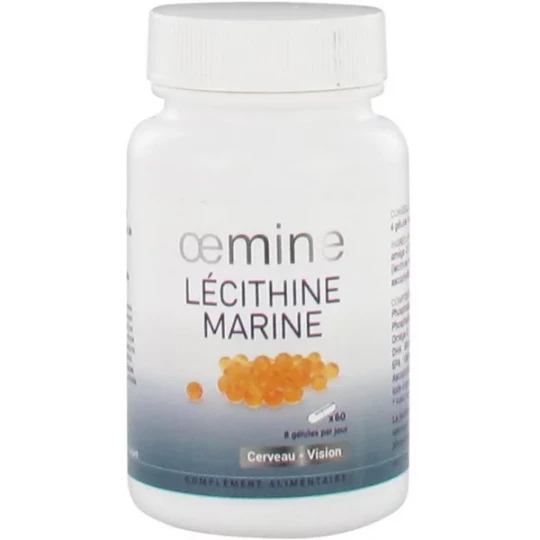 Oemine Lecithine Marine Gélules x 60
