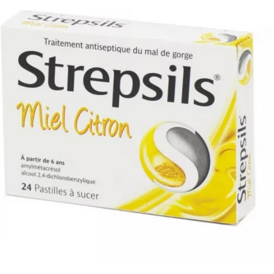 Strepsils Pastilles Miel Citron