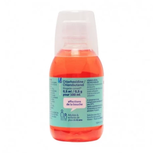 Chlorhexidine/Chlorobutanol 0,5 ml/0,5 g Biogaran Menthe 200 ml - image 2