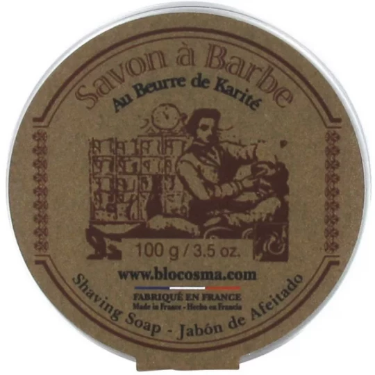 Osma Laboratoires Savon à Barbe au Beurre de Karité 100 g