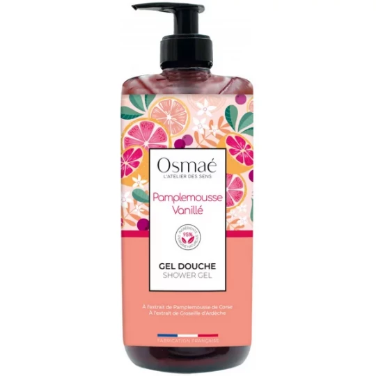 Osmaé Gel Douche Pamplemousse Vanillé 1 L