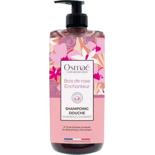 Osmaé Shampoing Douche Bois de Rose Enchanteur 1 L