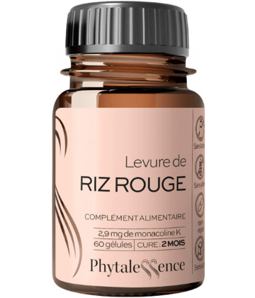 Phytalessence Levure de Riz Rouge 60 Gélules
