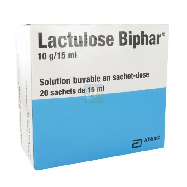 Lactulose Biphar 20 Sachets Sans ordonnance Constipation