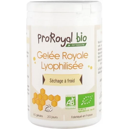 Phytoceutic ProRoyal Bio Gelée Royale Lyophilisée Gélules x 60